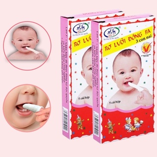 Rơ Lưỡi Đông Pha 5 miếng, Vệ Sinh Lưỡi Cho Bé