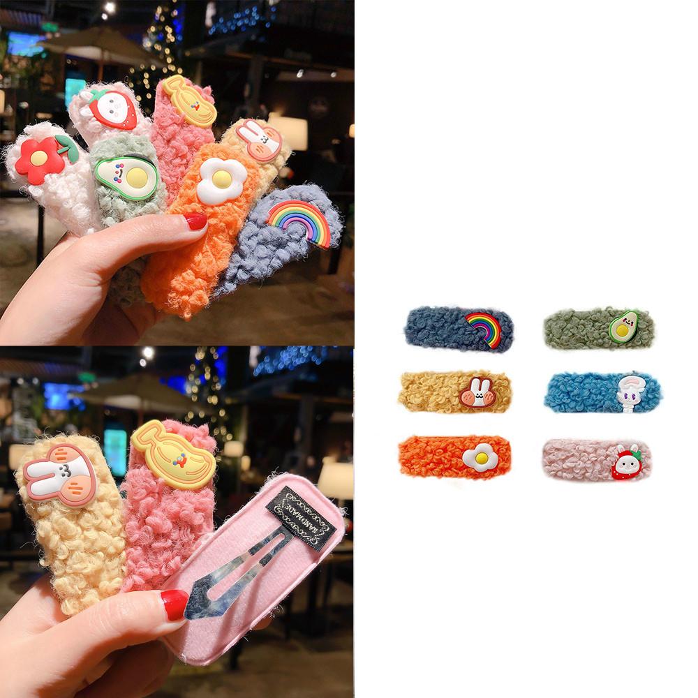 Kẹp tóc hình thỏ bông dễ thương cho nữ