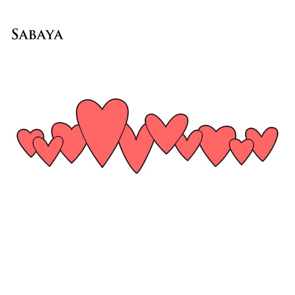 Khuôn cắt giấy kim loại hình trái tim sáng tạo