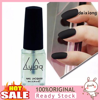 (Hàng Mới Về) Lọ Sơn Móng Tay 6Ml Màu Lì Trong Suốt Chuyên Nghiệp