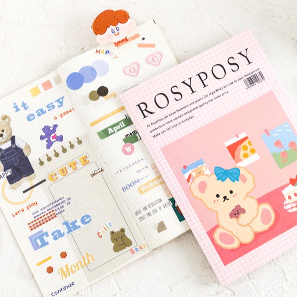 Cuốn sổ sticker Rosy Posy Vol 3