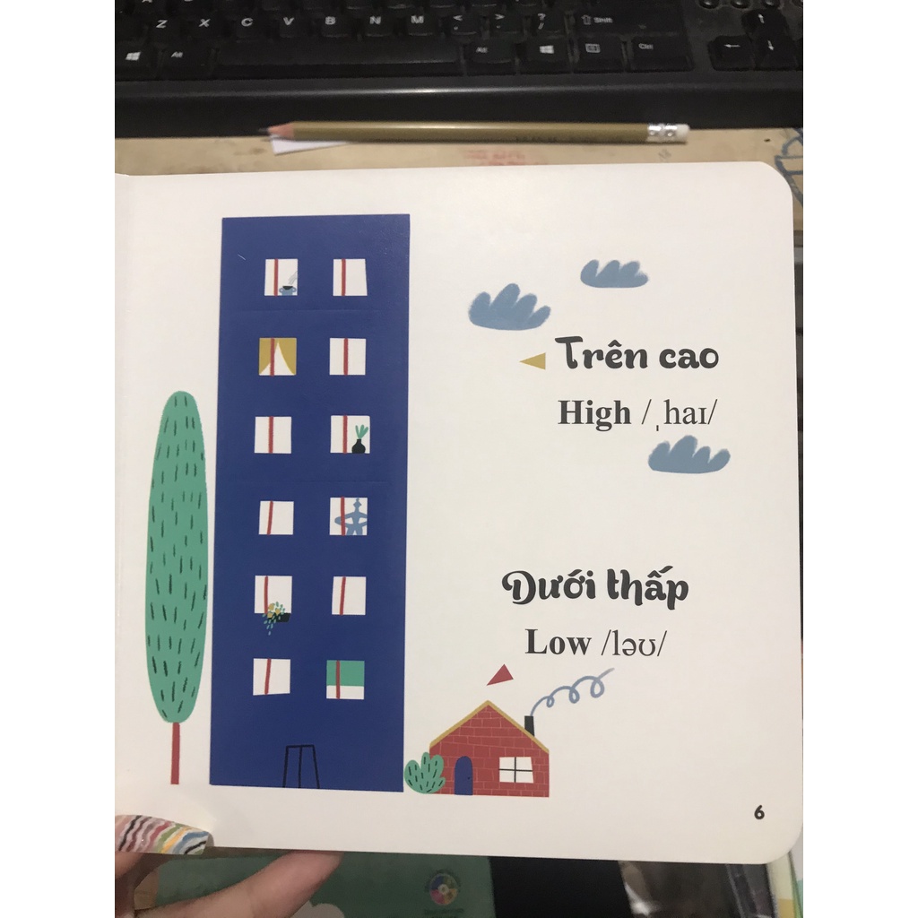 Sách  - Những từ vựng đầu đời của bé : Sự tương phản