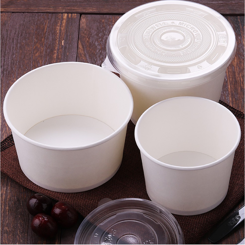 Set 50 tô giấy dùng 1 lần 1PE 500ml - KingPack