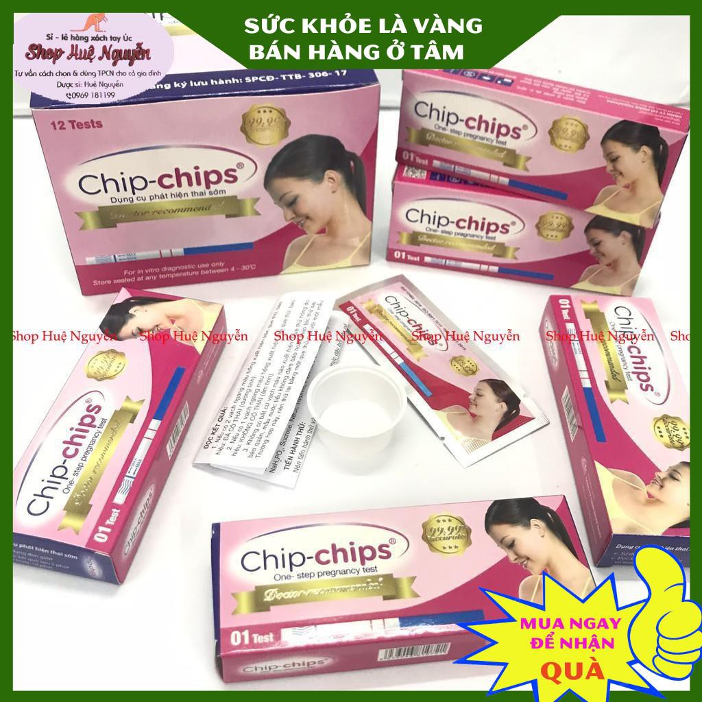 Que thử thai chipchip cho kết quả nhanh và chính xác sau 7 ngày  che tên - ảnh sản phẩm 1