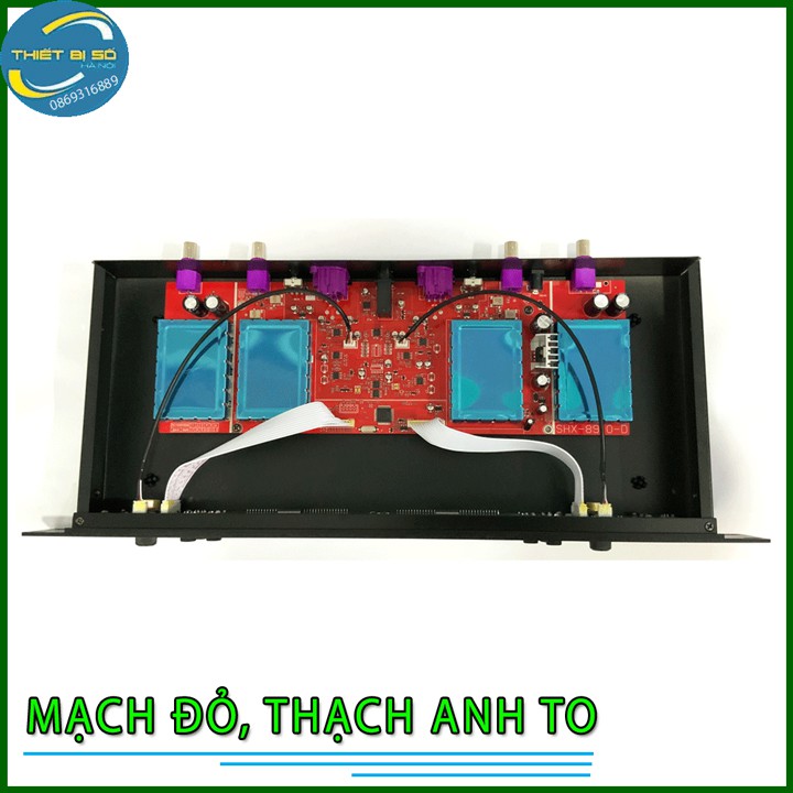 MICRO KHÔNG DÂY SHURE UGX 23 MÊN ĐỎ CHÂN TÍM 4 DÂU THU SÓNG KHỎE- new 2022