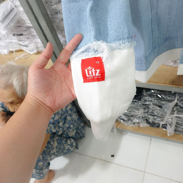 Áo Khoác Jeans Unisex Phối Nón Nỉ thêu 3 size