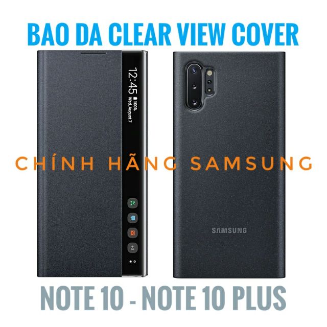 Bao da Clear View Cover Samsung Galaxy Note 10 - Note 10 Plus Chính Hãng | WebRaoVat - webraovat.net.vn