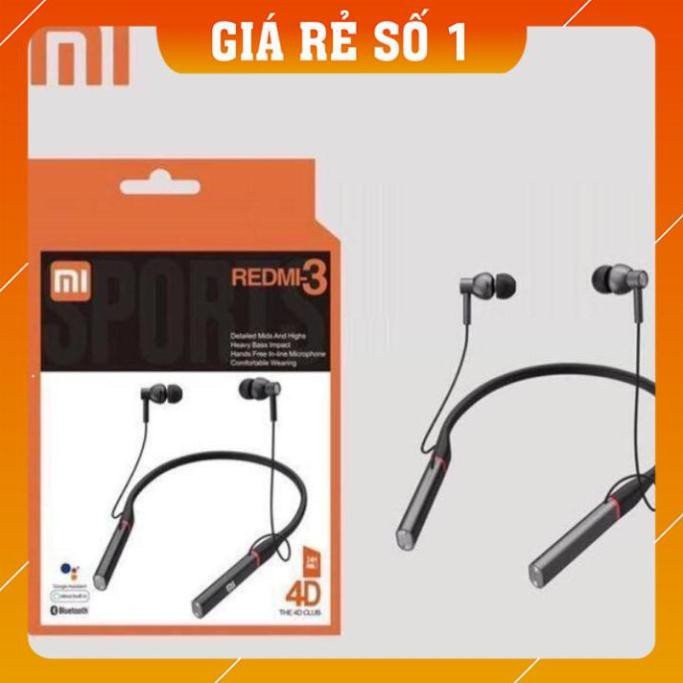 Tai nghe Bluetooth Xiaomi RedMi-3 chính hãng, thể thao, chạy bộ năng động, chất âm bass cực đã, sang trọng- bảo hành 12 | BigBuy360 - bigbuy360.vn