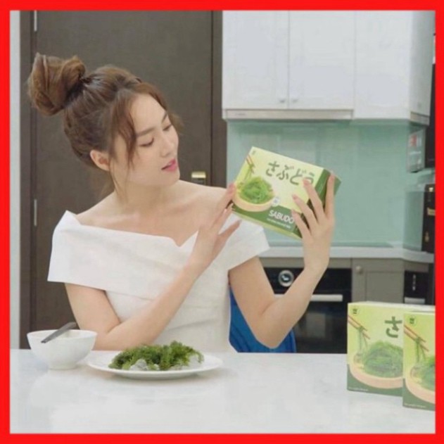 Rong Nho Biển Tách Nước SABUDO - 1 hộp 12 gói - tặng 12 gói nước xốt mè rang | BigBuy360 - bigbuy360.vn