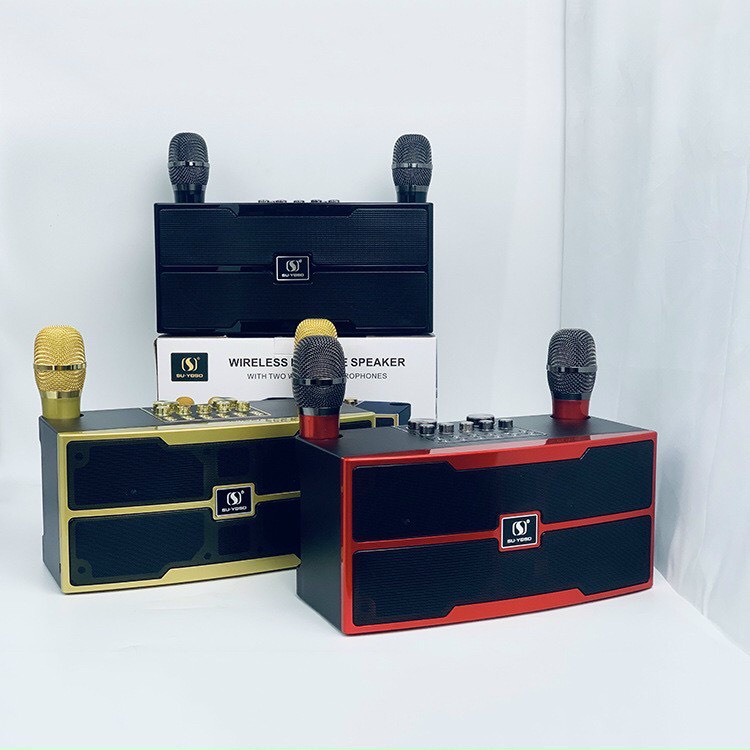 Loa Karaoke YS-201 Bass Siêu Trầm Công Suất 35W Tặng Kèm 2 Chiếc Micro Cầm Tay Siêu Nhẹ. Bảo Hành 6 Tháng