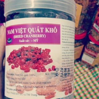 Nam  Việt  Quất Mỹ sấy   siêu  ngon