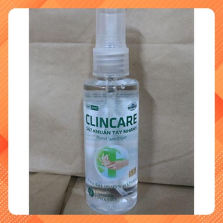 NƯỚC RỬA TAY KHÔ CLINCARE SH 70ML, CHAI XỊT PHUN SƯƠNG (CTY OPODIS PHARMA)