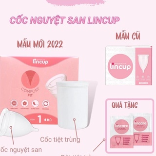 Cốc nguyệt san lincup lincup cốc nguyệt san silicon y tế cao cấp chính hãng mỹ