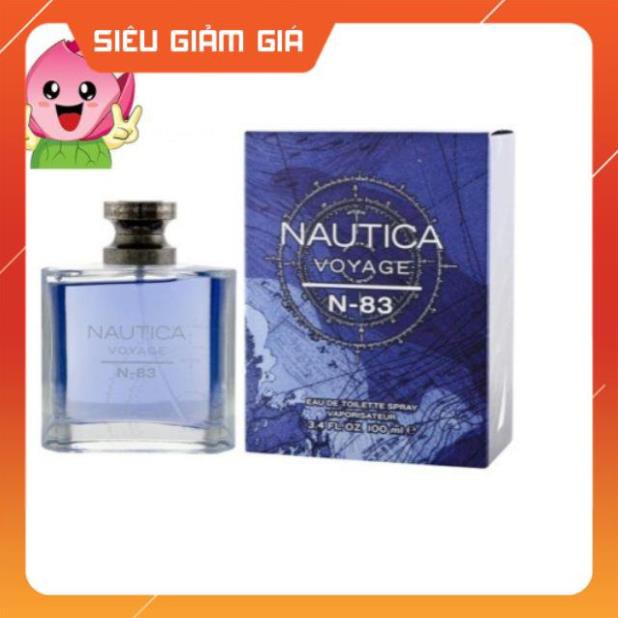 hot NƯỚC HOA NAM NAUTICA VOYAGE N-83 Men 100ml - tươi mát, mạnh mẽ, quyến rũ