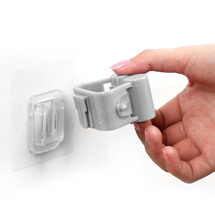 Đa chức năng Nhà bếp thực tế Đa chức năng Giá treo cây lau nhà Móc treo Giá treo