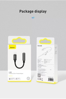 Dây chuyển đổi lightning sang 3.5mm - Hãng Baseus