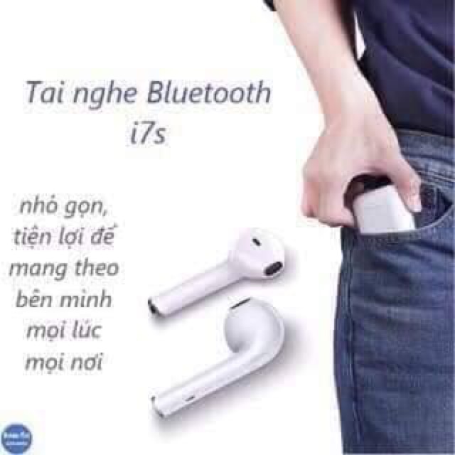 TAI NGHE BLUETOOTH không dây I7S cao cấp