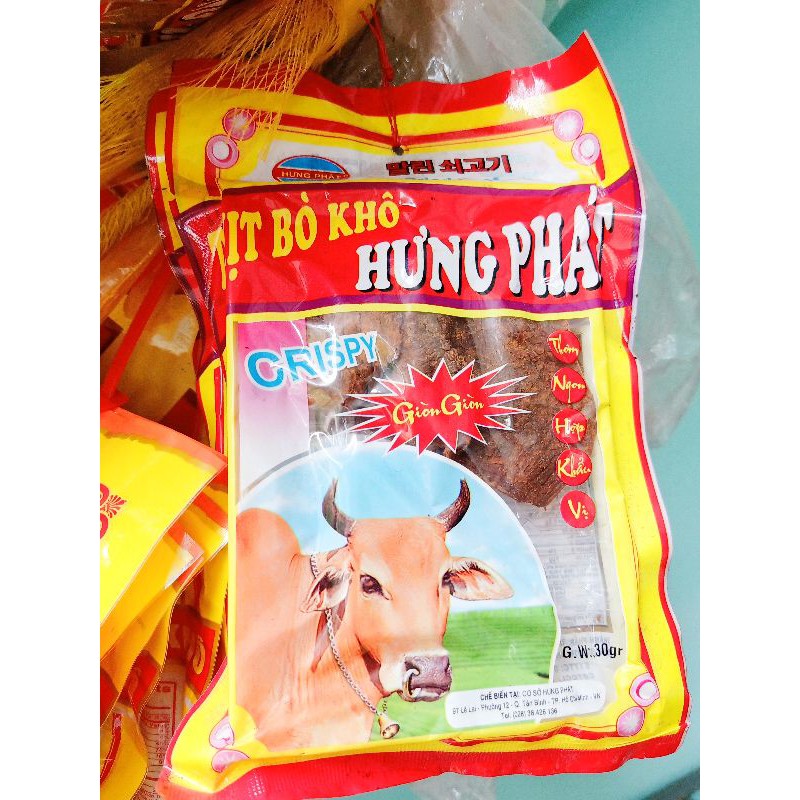 Khô bò miếng-2 gói
