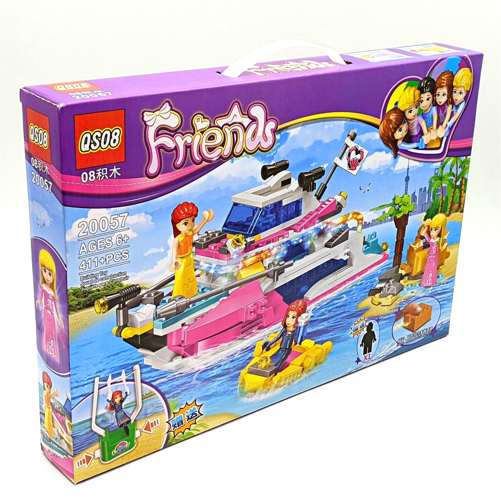 LEGO Friend - Bộ Lego Lắp Ráp Chuyến Du Ngoạn Trên Sông - 411 miếng ghép
