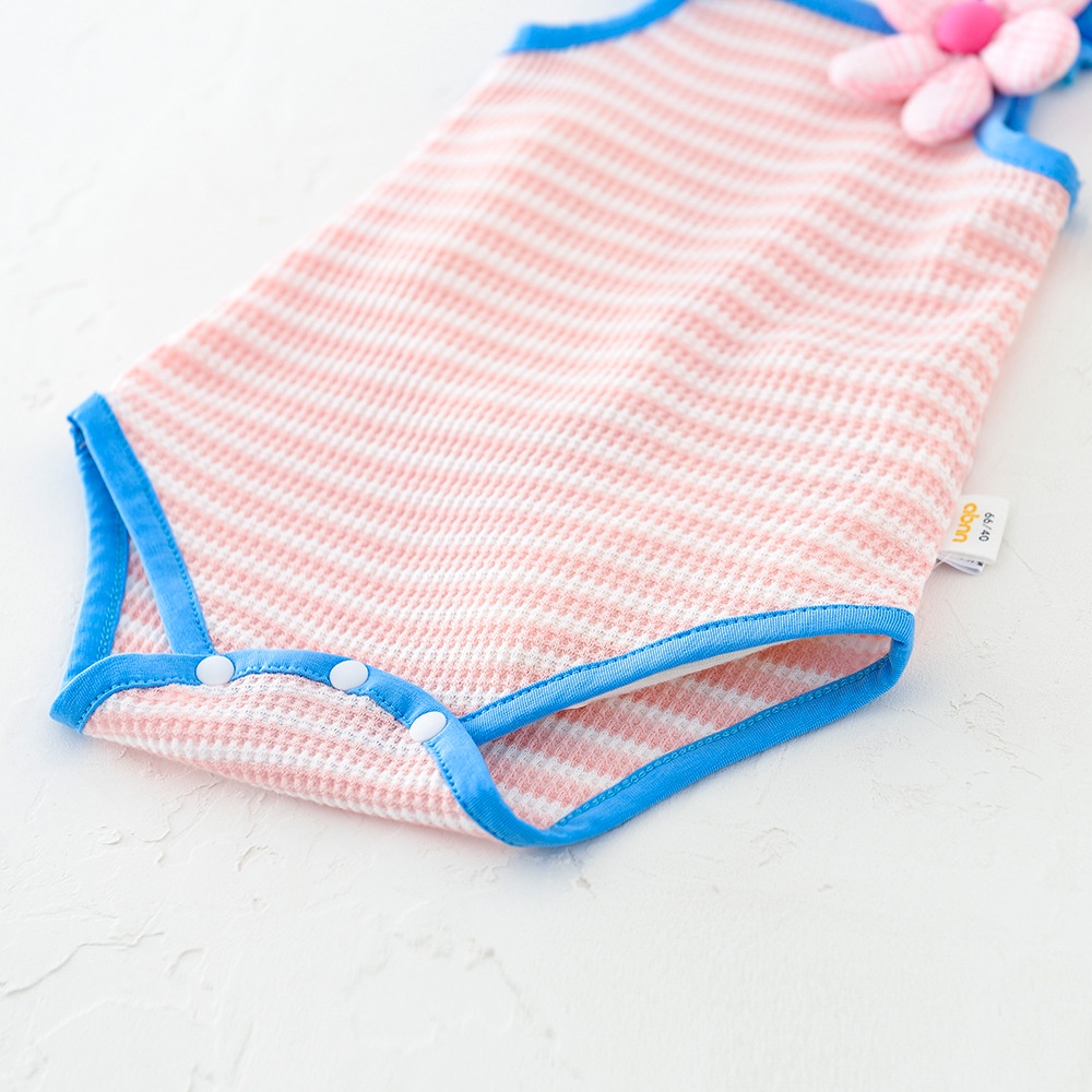 Áo cotton Co Giãn Họa Tiết Kẻ Sọc / Bông Hoa Thời Trang Mùa Hè Hàn Quốc Dành Cho Bé Gái
