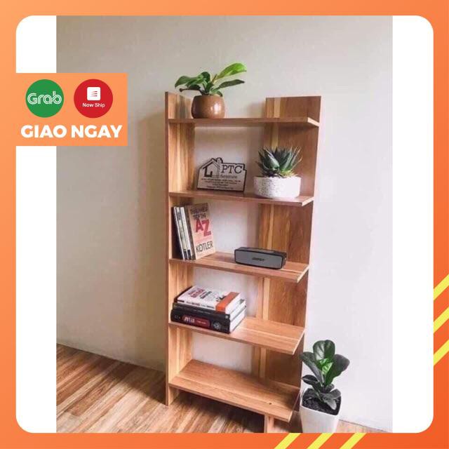 Kệ gỗ 5 tầng đa năng. Dùng làm kệ sách, kệ trang trí, kệ để đồ đều được