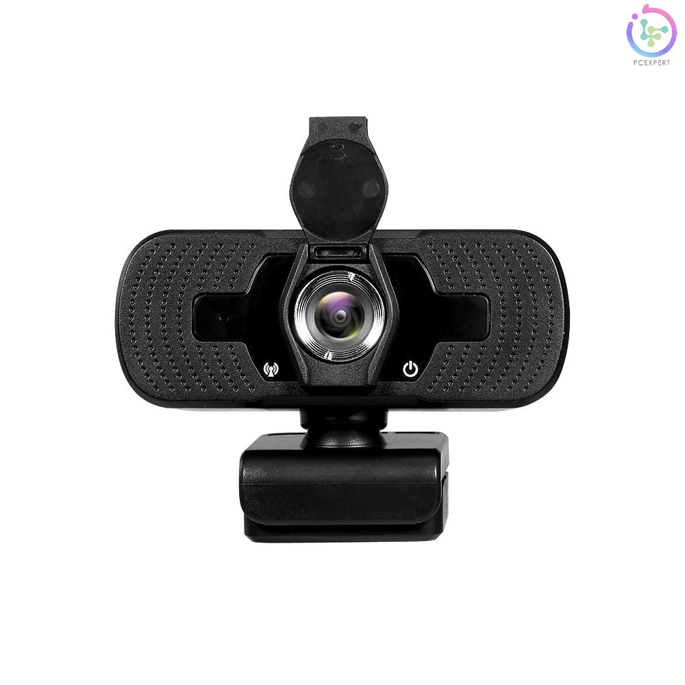 1080P Webcam High Definition USB Web Camera with Privacy Cover Noise Isolating Microphone for Laptop/Desktop Computer