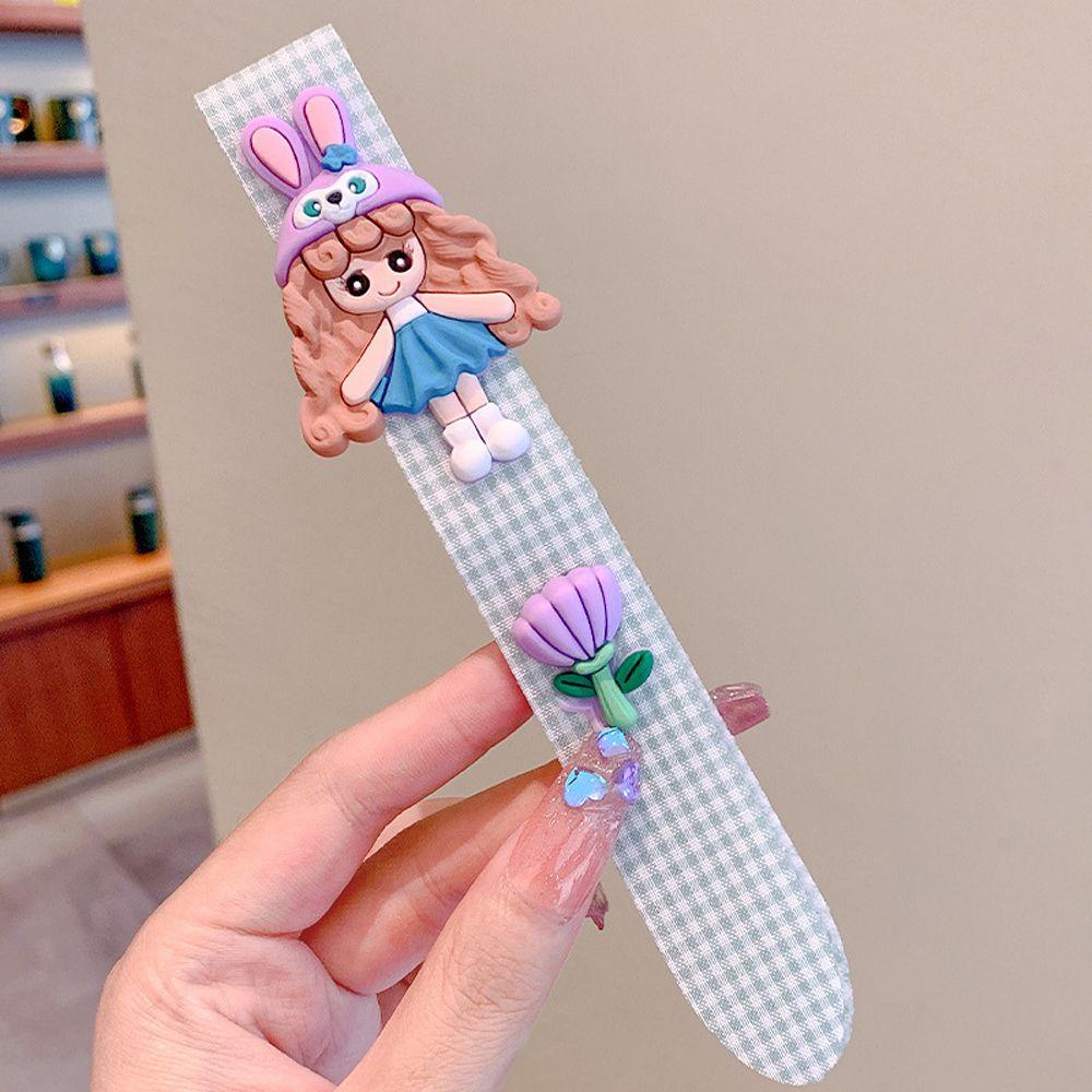 Băng Đô Cài Tóc Kiểu Dáng Hoạt Hình Phong Cách Hàn Quốc Xinh Xắn Cho Bé Gái