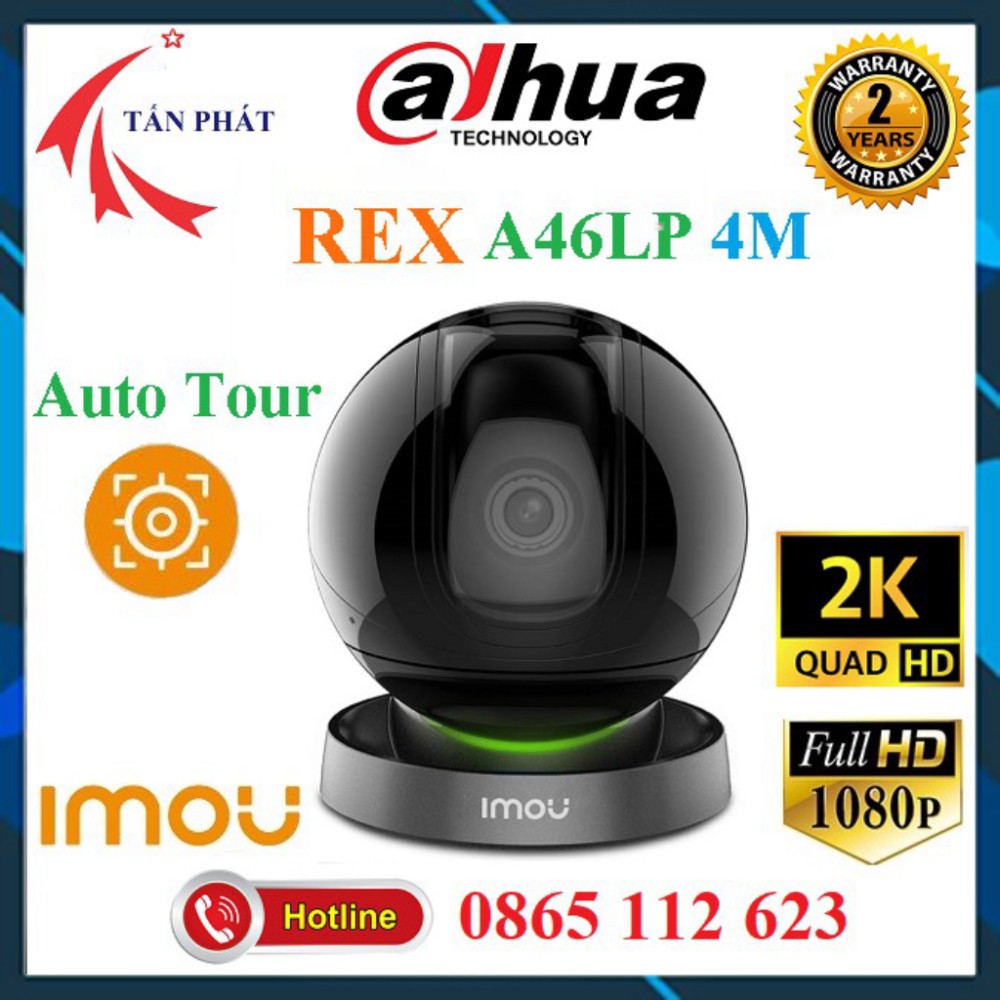 [Mới] Camera 4M 2M WIFI (Xoay) Trong Nhà REX A46LP A26LP A26HP IMOU 1080P RANGER PRO DAHUA DSS A22ep