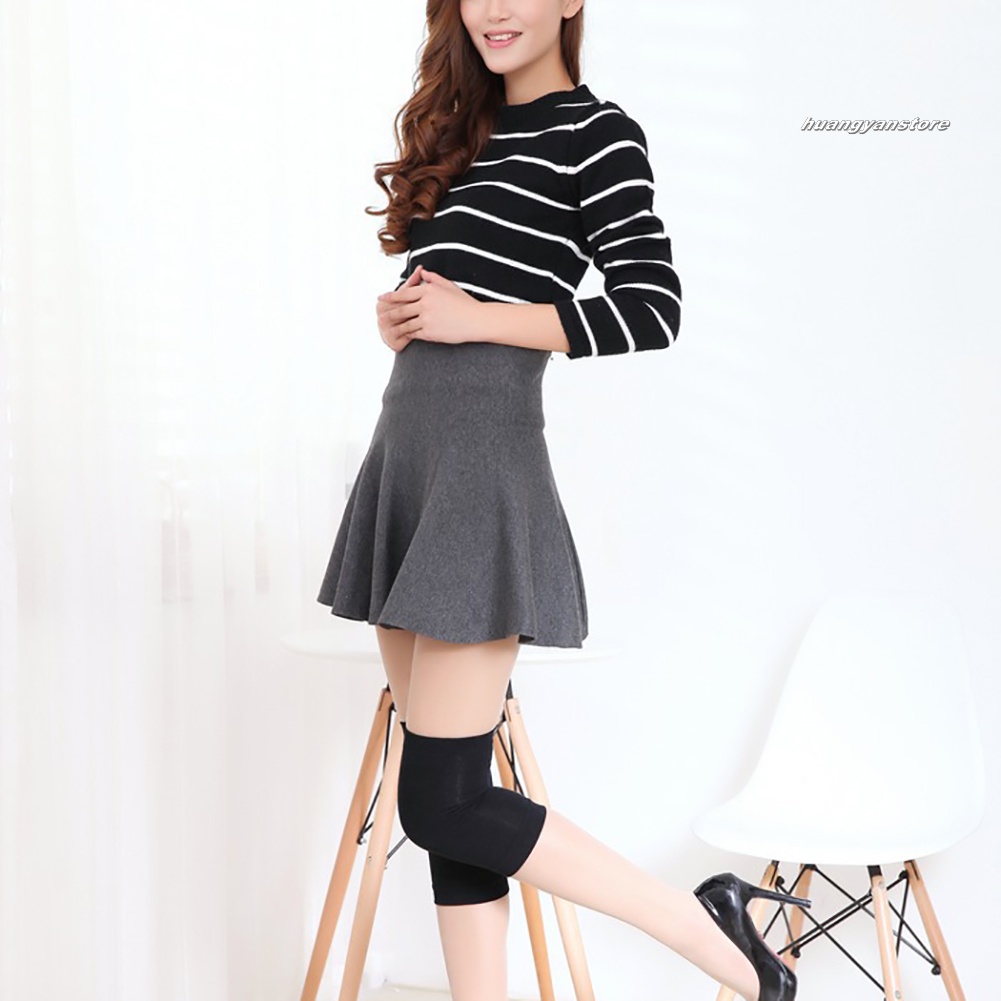 Tất ống bảo vệ giữ ấm đầu gối màu sắc đơn giản tiện dụng cho nữ | BigBuy360 - bigbuy360.vn