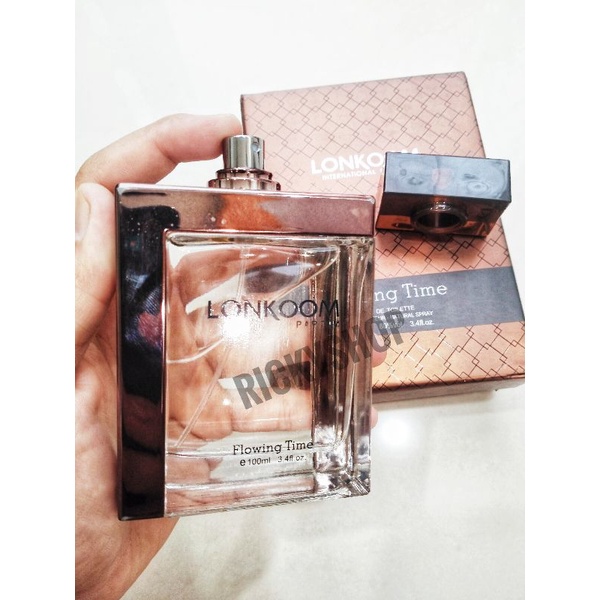 Nước Hoa Nam Chính Hãng LONKOOM FLOWING TIME 100ML Mùi Hương Nam Tính Thơm Nam Lôi Cuốn Mạnh Mẽ