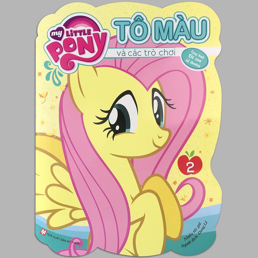 Sách - My Little Pony - Tô Màu Và Các Trò Chơi 2 (2-6 tuổi) Tặng hình đề can dễ thương