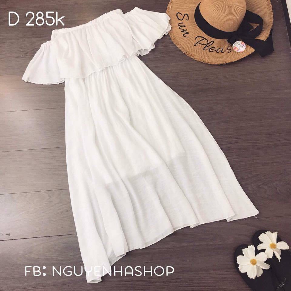 Váy đũi trắng tinh khôi | BigBuy360 - bigbuy360.vn