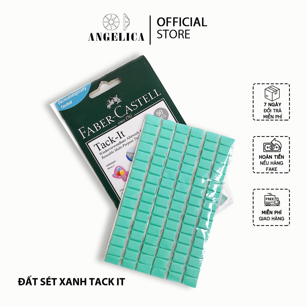 Đất Sét Xanh Dính Cố Định Nail Gắn Móng Tay Giả ANGELICA DSX