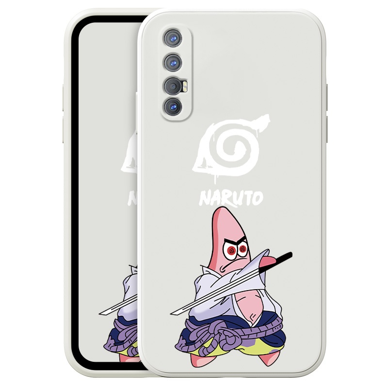 Ốp Điện Thoại Họa Tiết Hoạt Hình Patrick Star Cho OPPO Reno 4 PRO 5G RENO6 4G Neo 3 PRO 5G Phone Casing Silicon Fashion Camera Lens Protector Full Cover simple Liquid silicone Cases