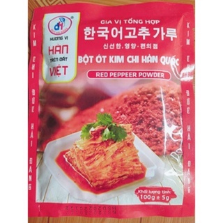 Bột ớt Kim chi Hàn Quốc chuẩn vị 100gr