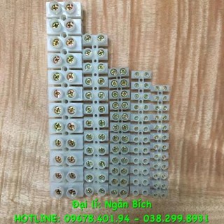 (Đủ loại) Cầu Đấu Điện 6A,10A,15A,30A,60A Trắng