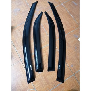 Bộ vè che mưa đen vios form 2003 đến 2013