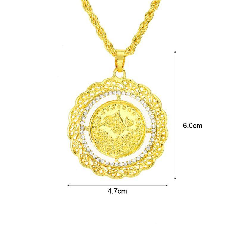 Vòng cổ Mạ VàNg 18k ĐíNh Đá HìNh BảN Đồ Lạ MắT