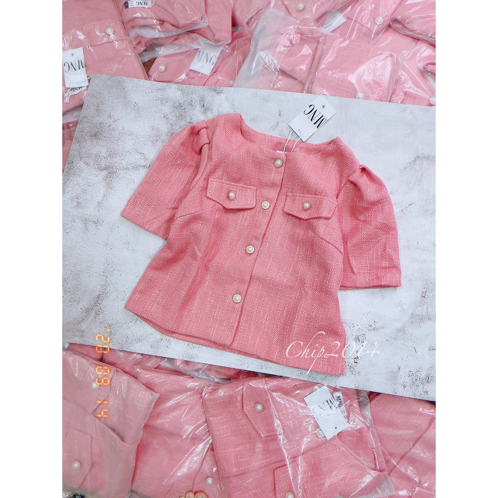 bán sỉ: Áo dạ hồng babeee