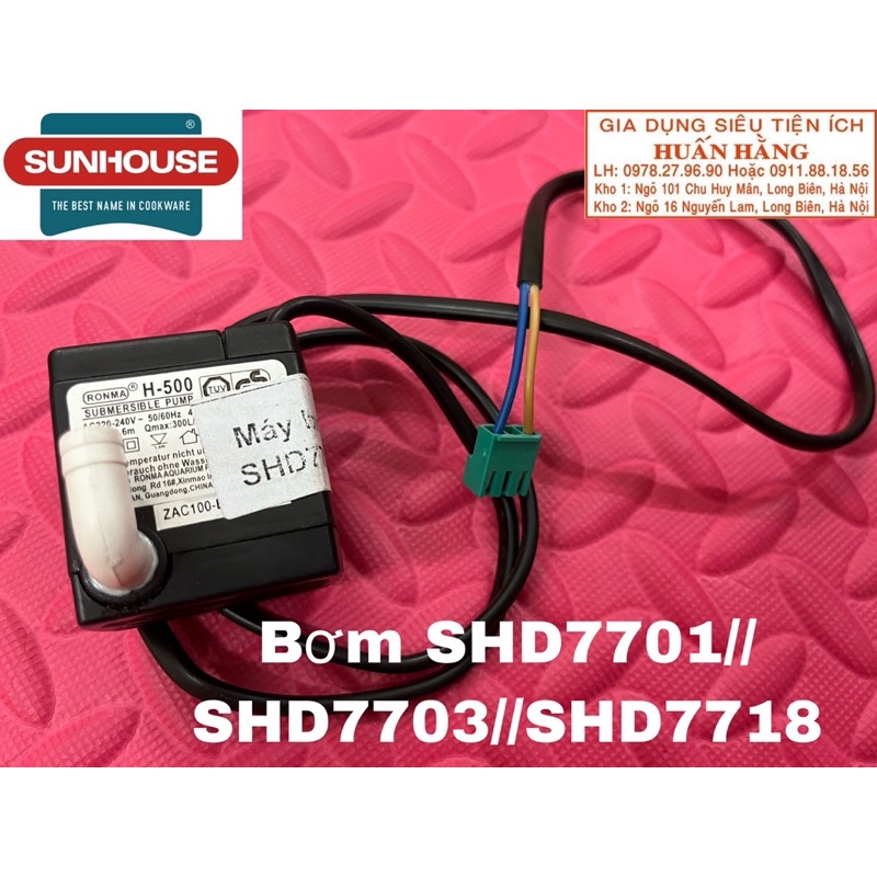 (CHÍNH HÃNG MỚI 100%) Bơm quạt điều hoà Sunhouse SHD7701 // SHD7703 // SHD7718