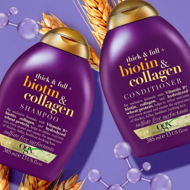 Dầu Xả OGX Thick & Full Biotin & Collagen Conditioner