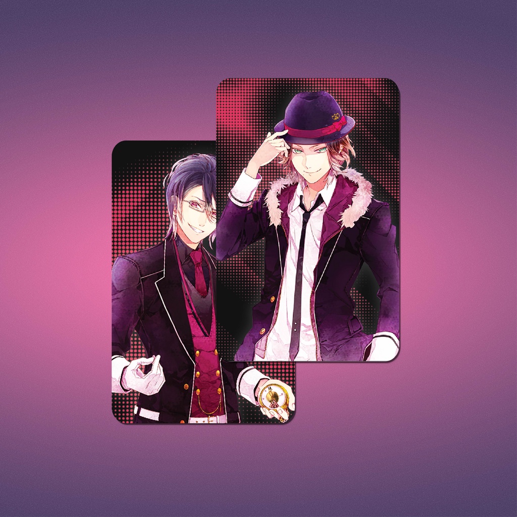 [ PHOTOCARD ] Thẻ Card Bo Góc Anime Diabolik Lovers Vol. I - Giấy Bìa Cứng - Có Màng Cán