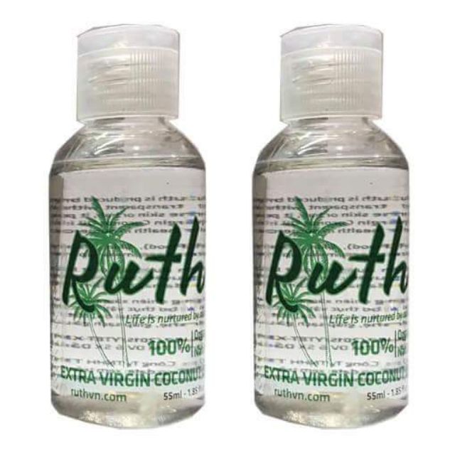 (7/22) LẺ 01 CHAI DẦU DỪA ÉP LẠNH RUTH CHẾ BIẾN THỰC PHẨM DƯỠNG DA TÓC