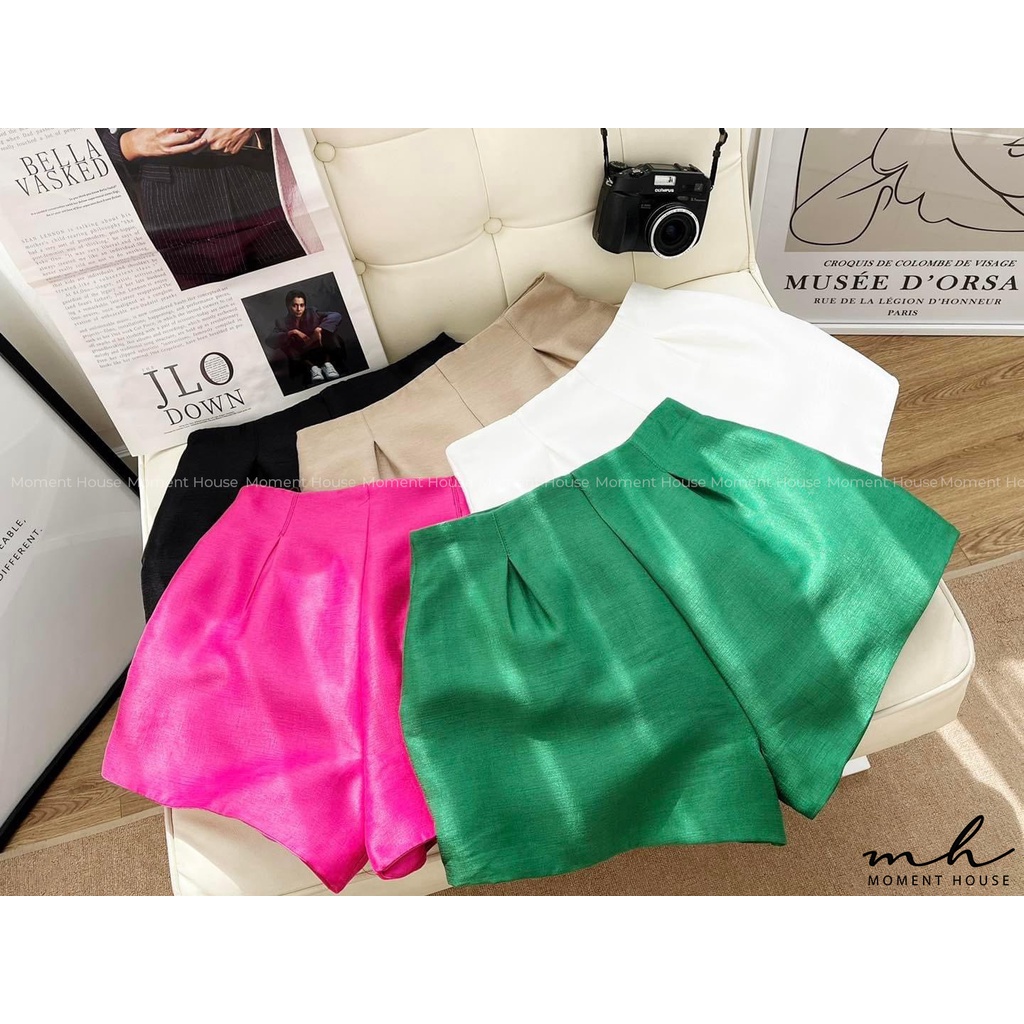 Quần đùi thiết kế, chất liệu đứng form may 2 lớp, hàng chuẩn y hình, kiểu dáng sang chảnh cực dễ phối đồ (Tapa Fine)