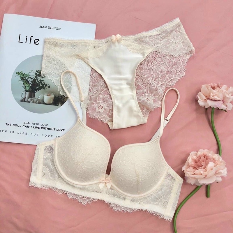 bộ áo lót 🍁  f̳r̳e̳e̳s̳h̳i̳p̳ 🍁 sét đồ lót cao su non siêu nâng đẩy hít hót 2021 | BigBuy360 - bigbuy360.vn