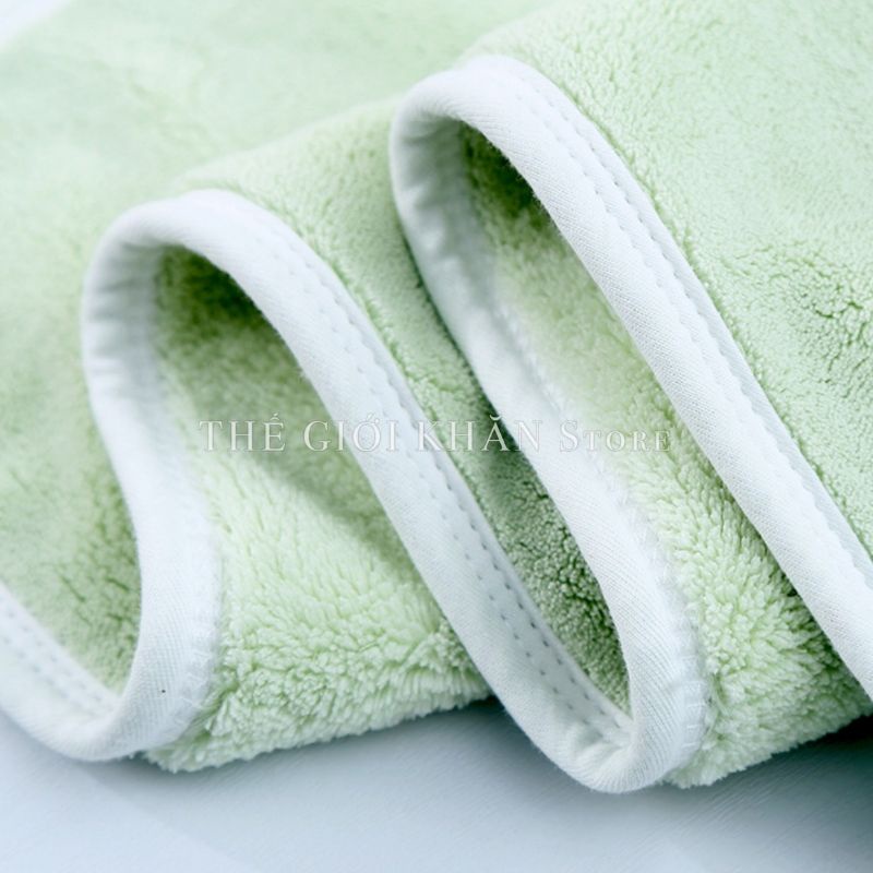 Khăn Tắm Dày Siêu Thấm Hút - Khổ 70x140 cho cả nam và nữ - Khăn tắm loại dày bọc viền siêu mềm mịn