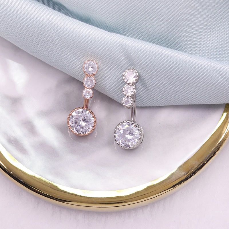 1 Khuyên Xỏ Rốn Đính Đá Thời Trang Cá Tính