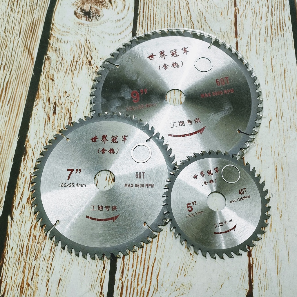 SV Lưỡi cưa đĩa cắt gỗ có đinh, răng hợp kim vonfram siêu cứng