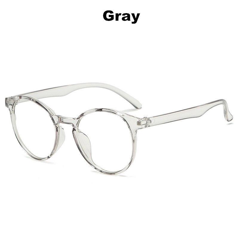 Mắt Kính Gọng Tròn Trong Suốt Phong Cách Retro