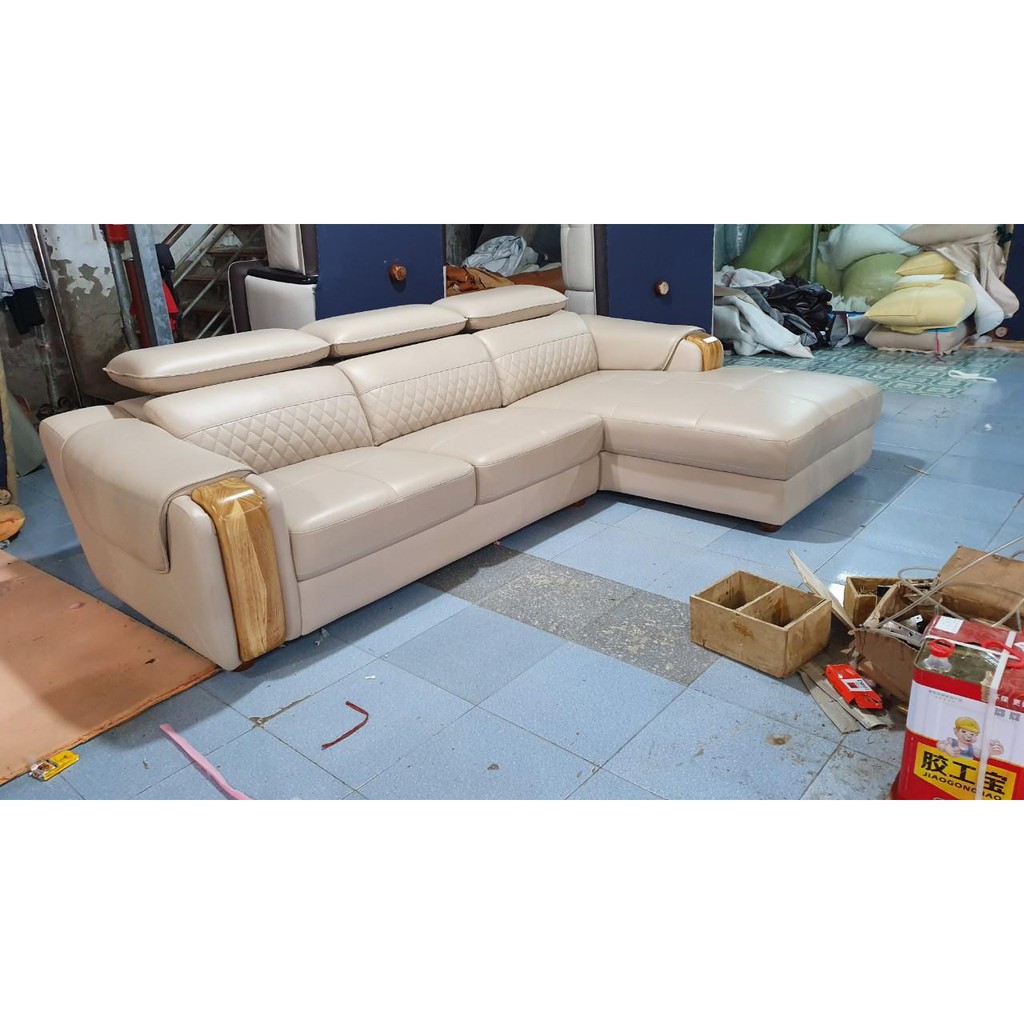 Sofa da phòng khách cao cấp MS002 2M8